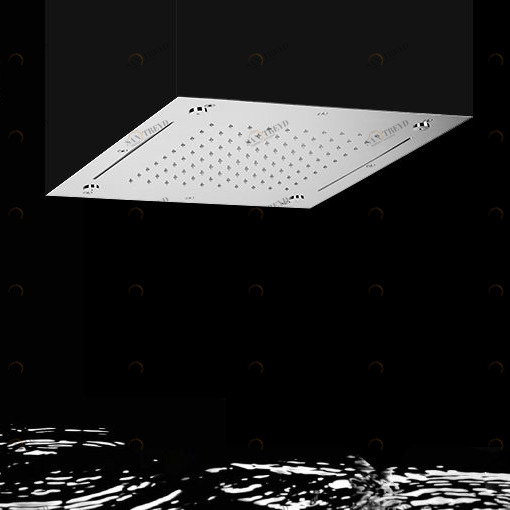 Тропический душ 500х500 PIASQUA5002CN_IXL Geda Nextage Shower Plates с двумя каскадами и небулайзерами Душевая головка Shower Plates PIASQUA5002CNIXL