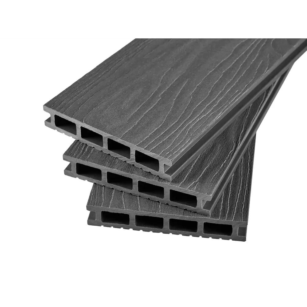 Террасная доска ДПК Groentec цвет Серый 145x25x4000 мм 0.58 м² STLM-2089831 - Вид №1