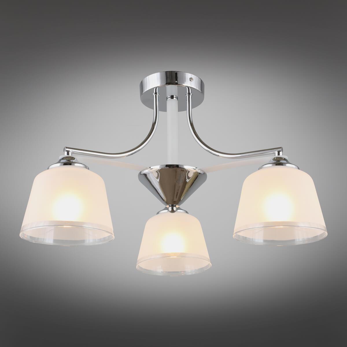 Потолочная люстра Omnilux Rosate OML-65307-03 OMNILUX ROSATE 328322 Белый;хром  - Вид №2