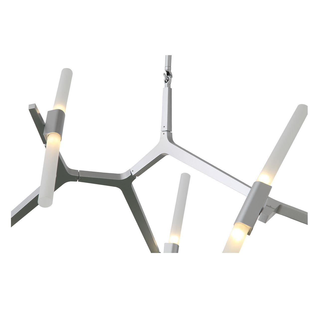 Подвесная люстра ST Luce Laconicita SL947.102.10 белая ST LUCE ДИЗАЙНЕРСКИЕ, LACONICITA 220624 Белый  - Вид №1