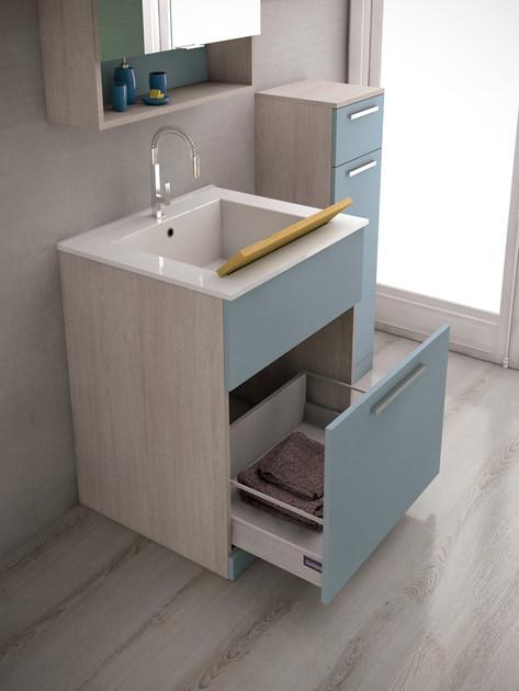 LEGNOBAGNO Шкаф для белья с раковиной Urban sun-id-1383389 - Вид №2