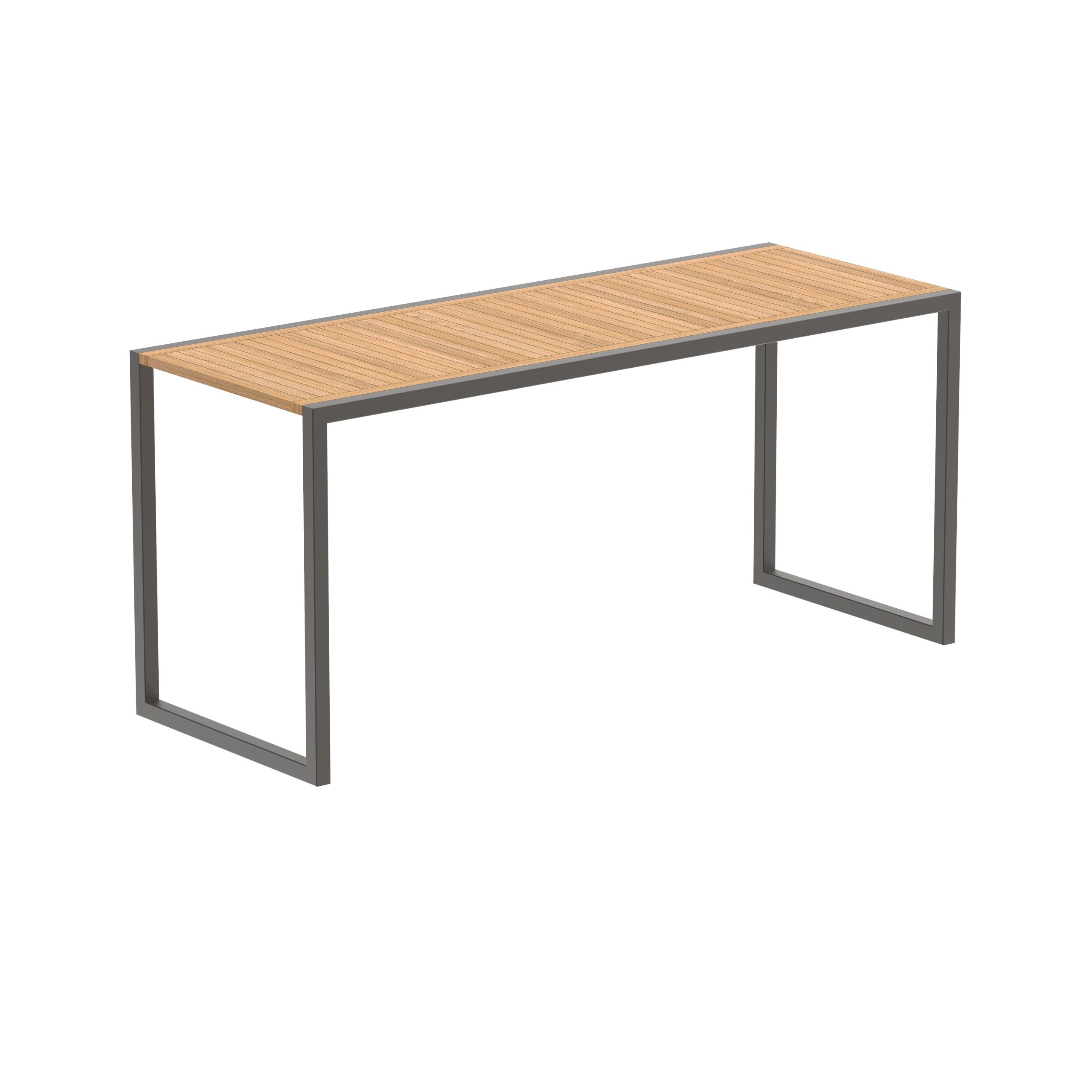 Высокий прямоугольный садовый стол из тикового дерева Royal Botania Ninix ARCH-00076972 - Вид №6