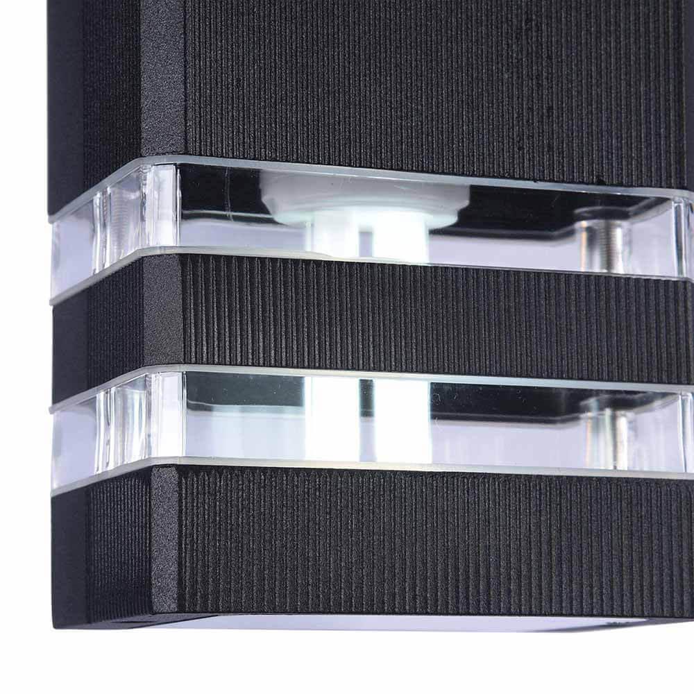 Уличный настенный светильник двойной чёрный Maytoni Unter den Linden O578WL-02B MAYTONI UNTER DEN LINDEN 00-3897863 Черный  - Вид №3