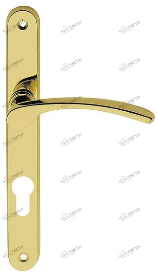 LINEA CALI' Латунная ручка в классическом стиле на пластине с накладкой Mare sun-id-1433593