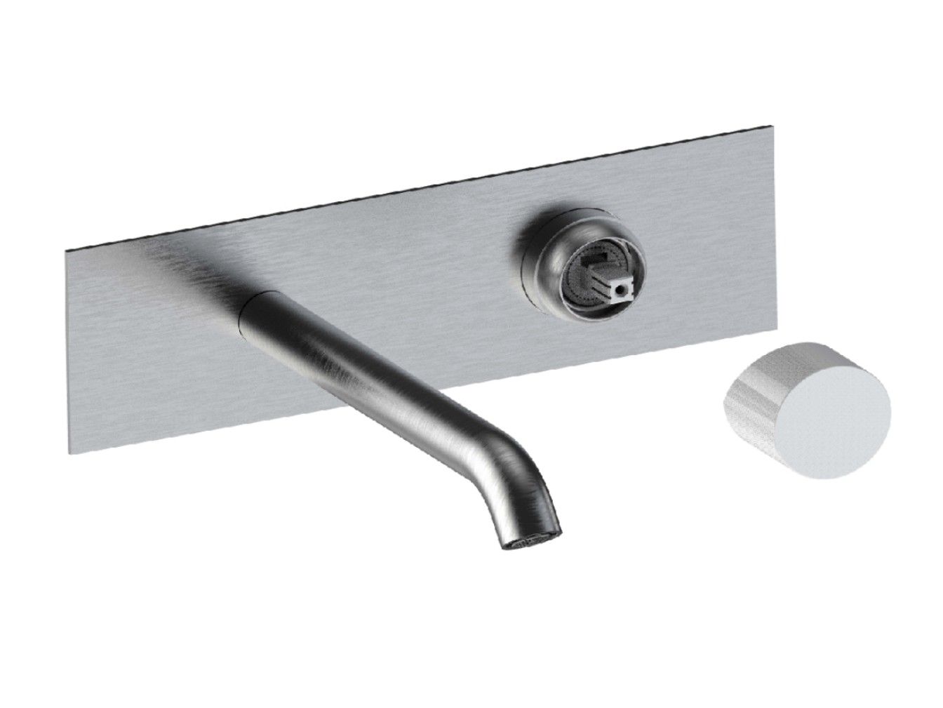 Смеситель для раковины из нержавеющей стали с ограничителем расхода Rubinetterie Frattini Pepe XLS 316 ARCH-00085659