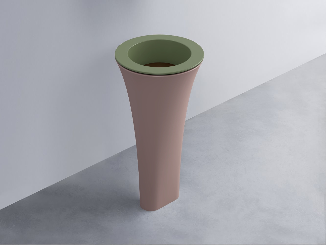 AMLA45-AG+AMPILT-CA+AMCOLT-CP Раковина Amedeo Tondo отдельностоящая cielo Enjoy + Amedeo Ceramica Cielo