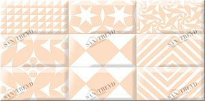 ВОГ БЕЖ Каре Лайт Декор 40,5*20,1 Azori 583252001