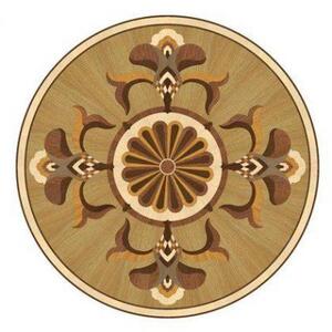 Художественный паркет Da Vinci Розетка 26-062 Дуб Селект (Гладкая) х1000диаметр мм.