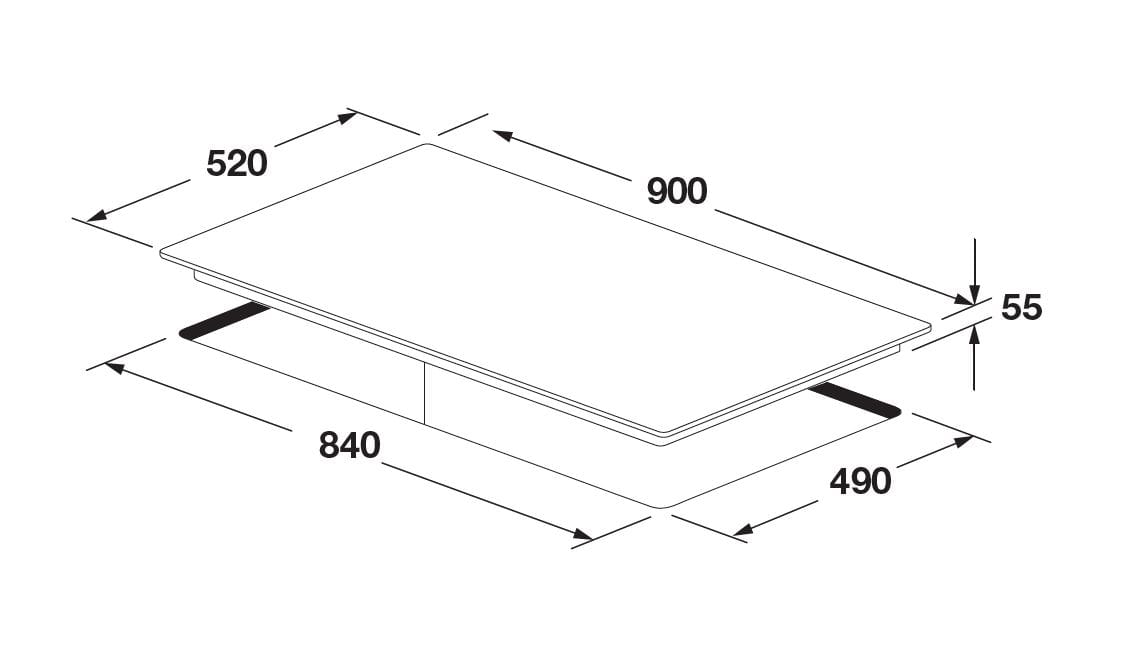Керамическая газовая плита Fulgor Milano FM ARCH-00040114 - Вид №2