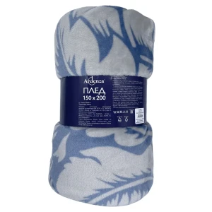 Плед Ardenza Inula 150x200 см фланель цвет голубой 84253134 STLM-2190954