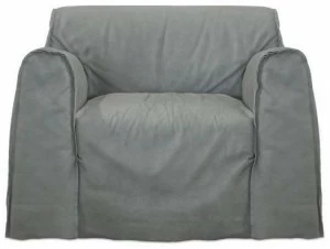 BAXTER Кожаное садовое кресло с подлокотниками Taipei