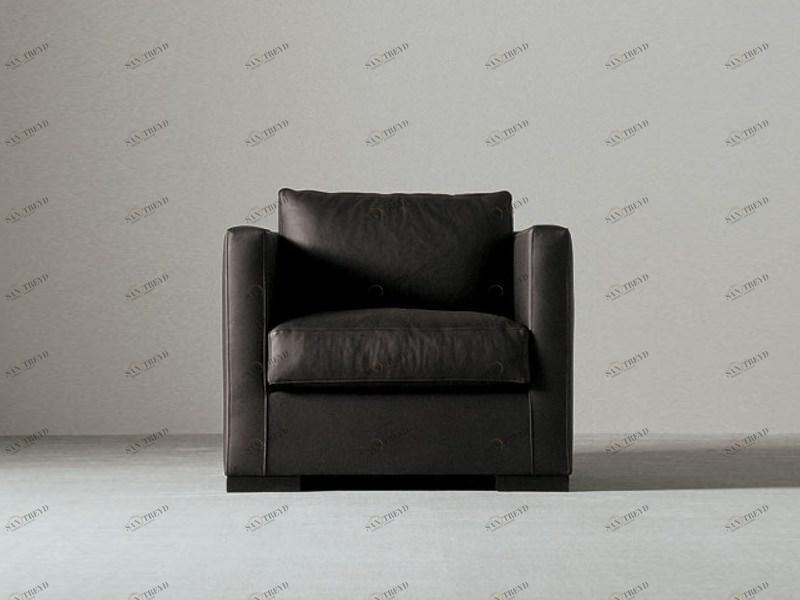 Meridiani Мягкое кожаное кресло Belmon sun-id-1460648