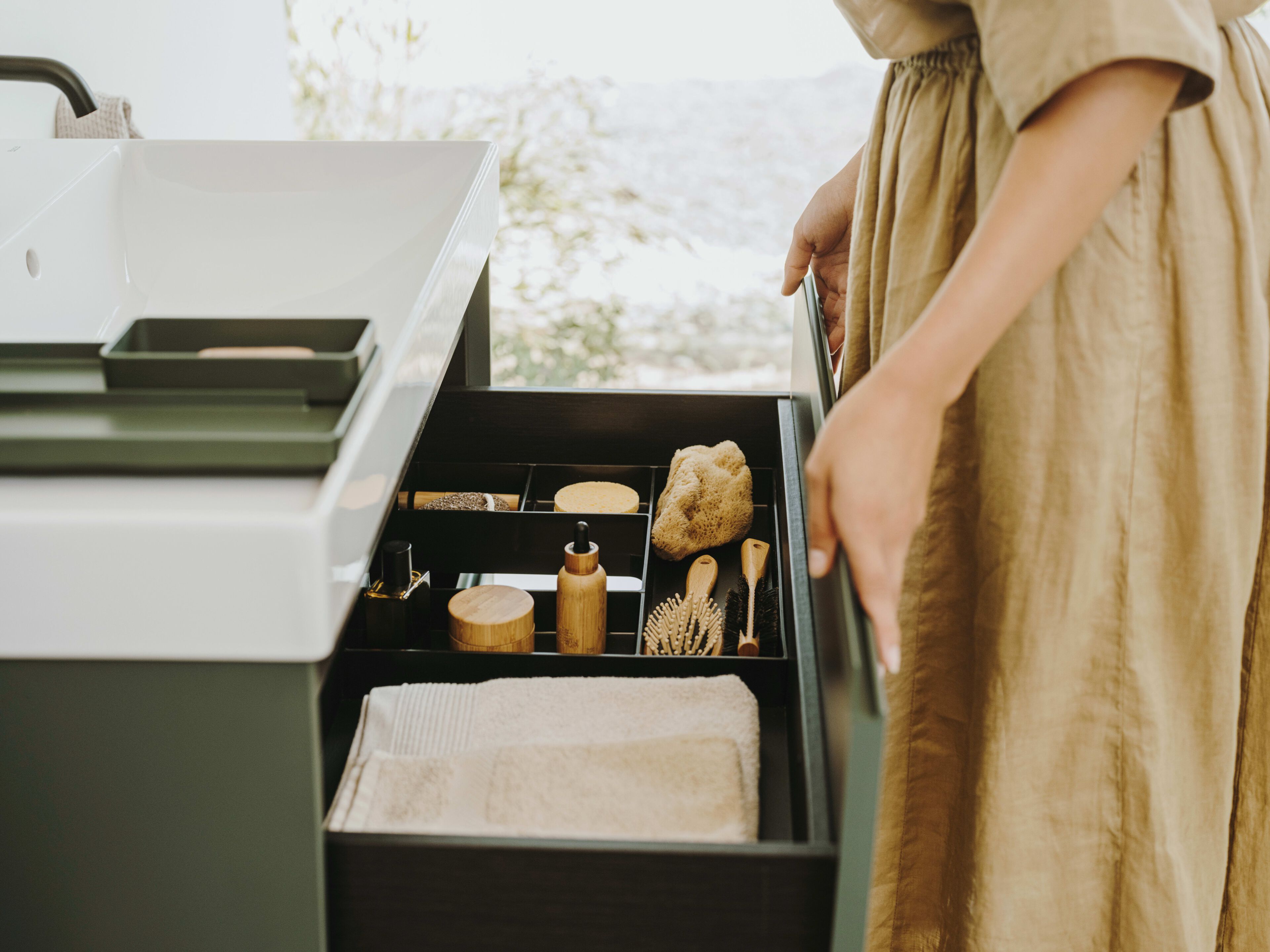 Подвесной шкаф для умывальника со встроенной раковиной Roca Ona ARCH-00120771 - Вид №7