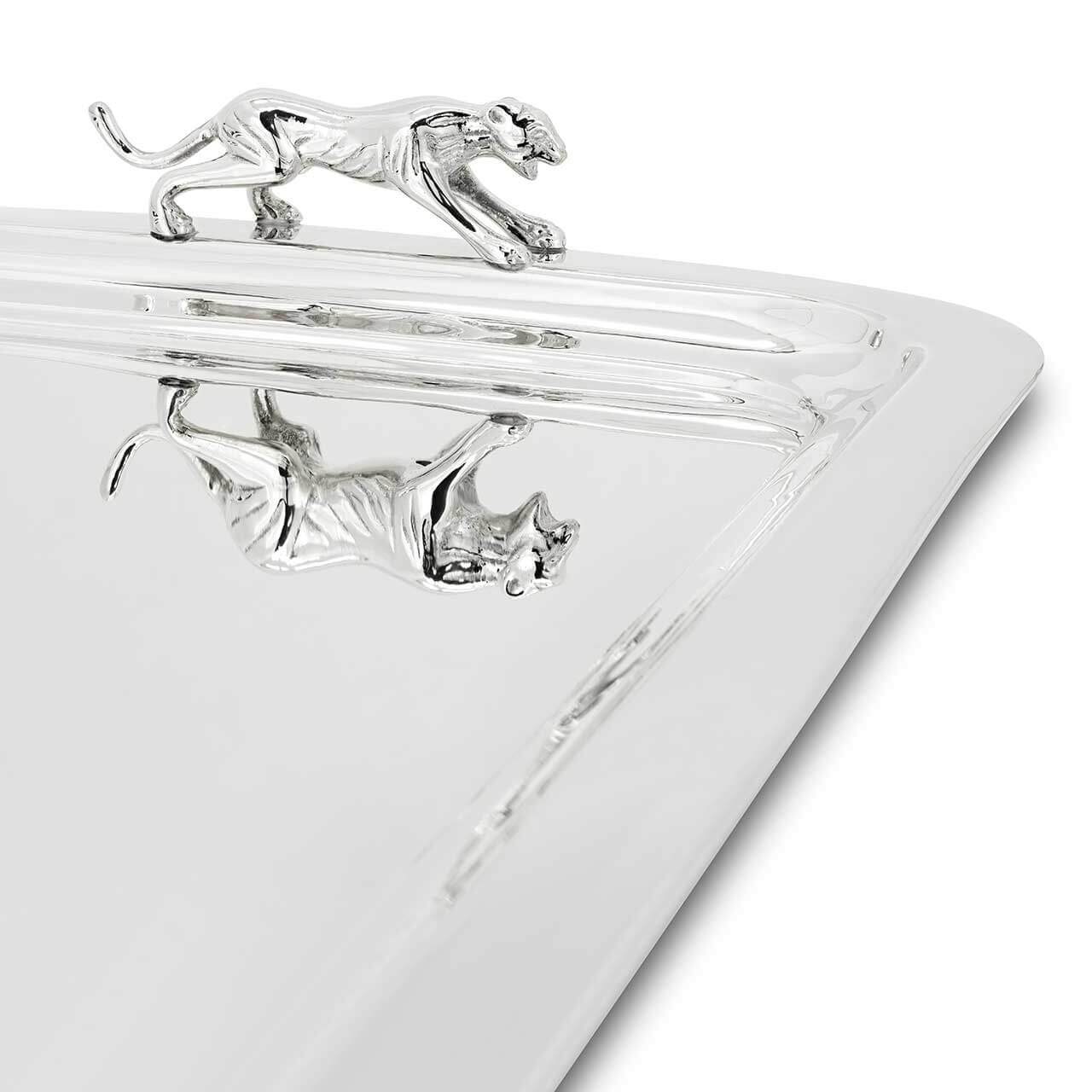 600984-02 ABHIKA ПОДНОС LEO BG H7 56X39 SILVER  - Вид №1