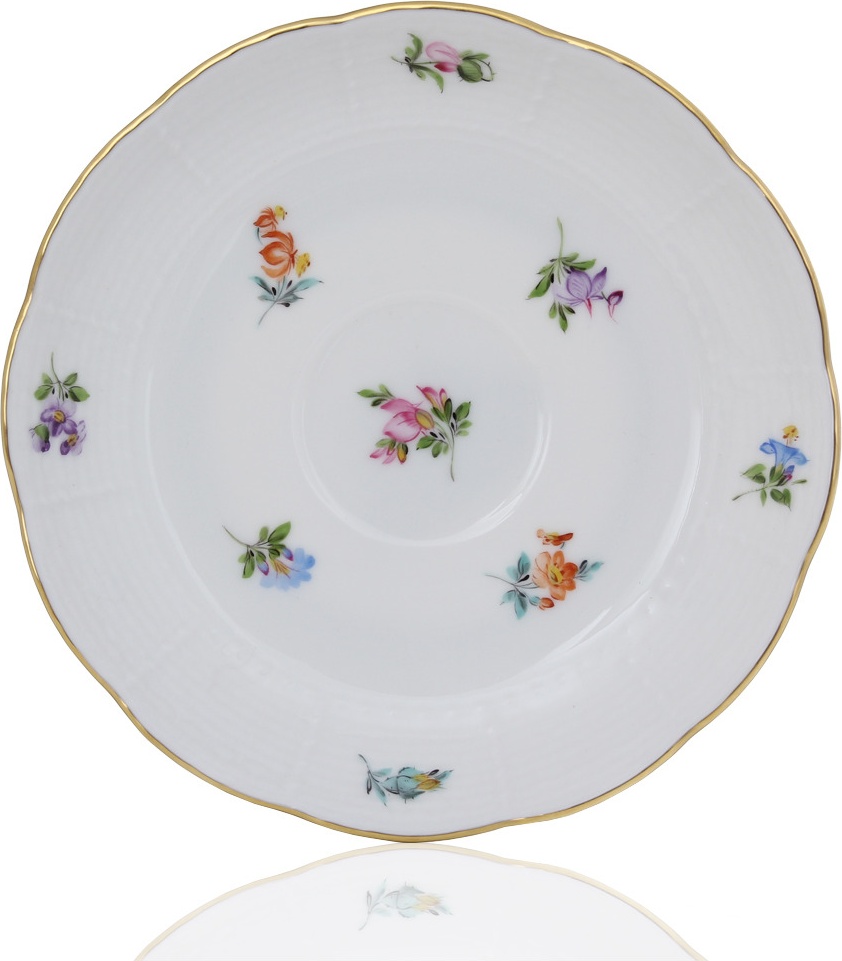 10672257 Herend Блюдце для чашки чайной Herend Многоцветие 14,5см Фарфор 