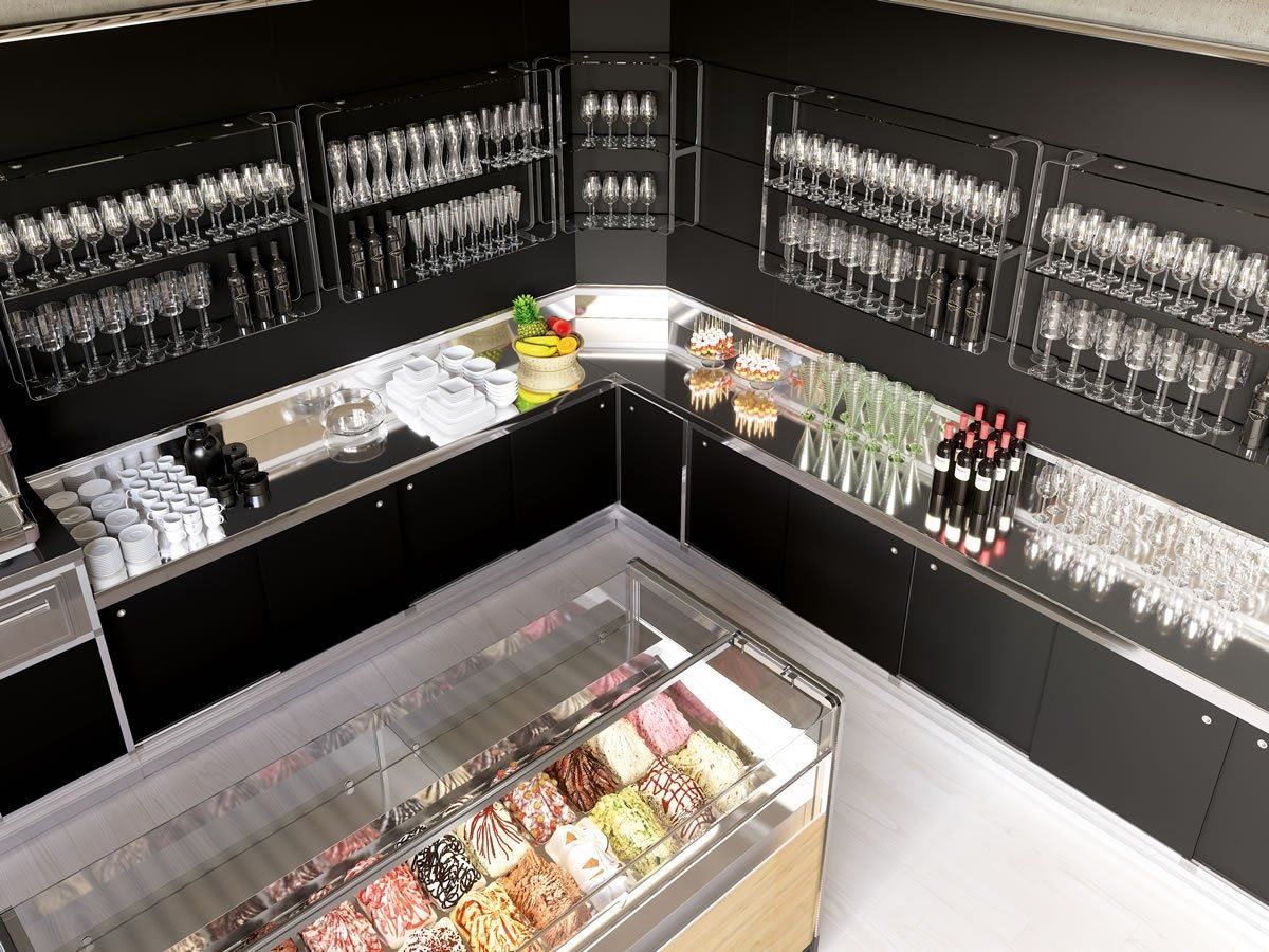 Деревянная барная стойка Frigomeccanica Next ARCH-00102318 - Вид №14