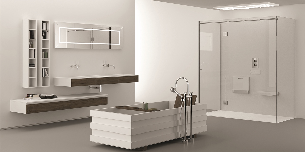 Moma Design Сиденье откидное для душевой кабинки Sedile белое SD03013936 - Вид №1