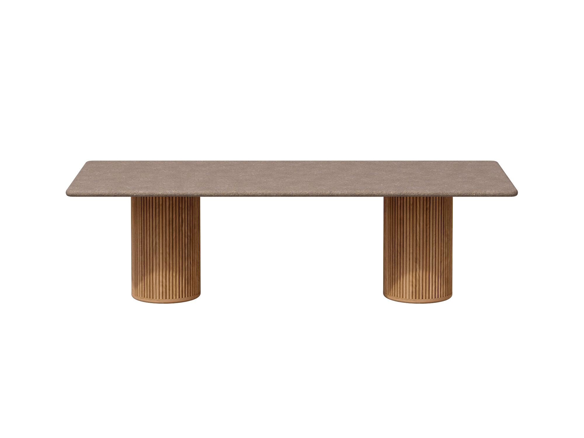 Прямоугольный стол из тикового дерева TRIBÙ восемь ARCH-00078039