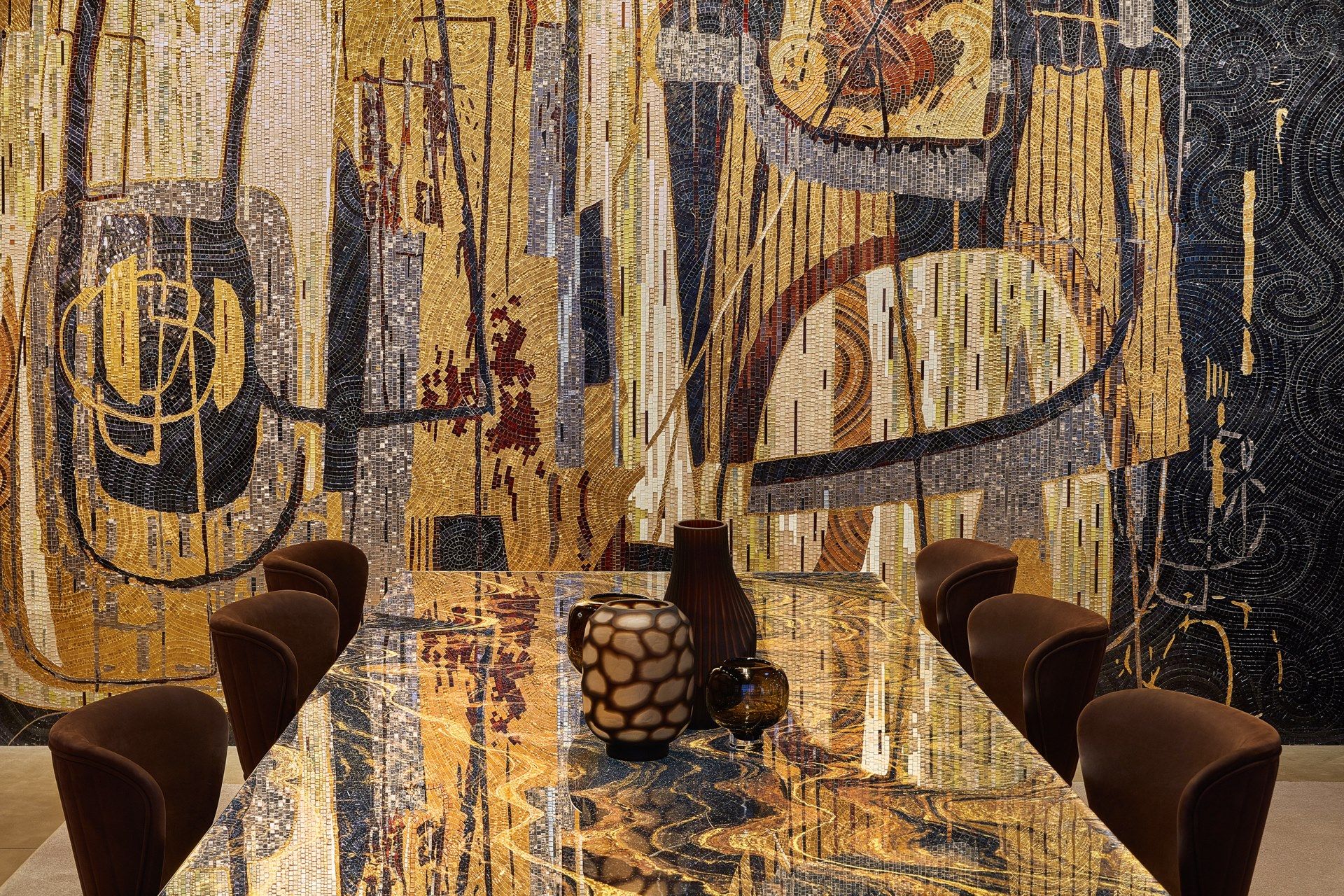 Прямоугольный стеклянный обеденный стол Sicis PHILIPPE ARCH-00019916 - Вид №5