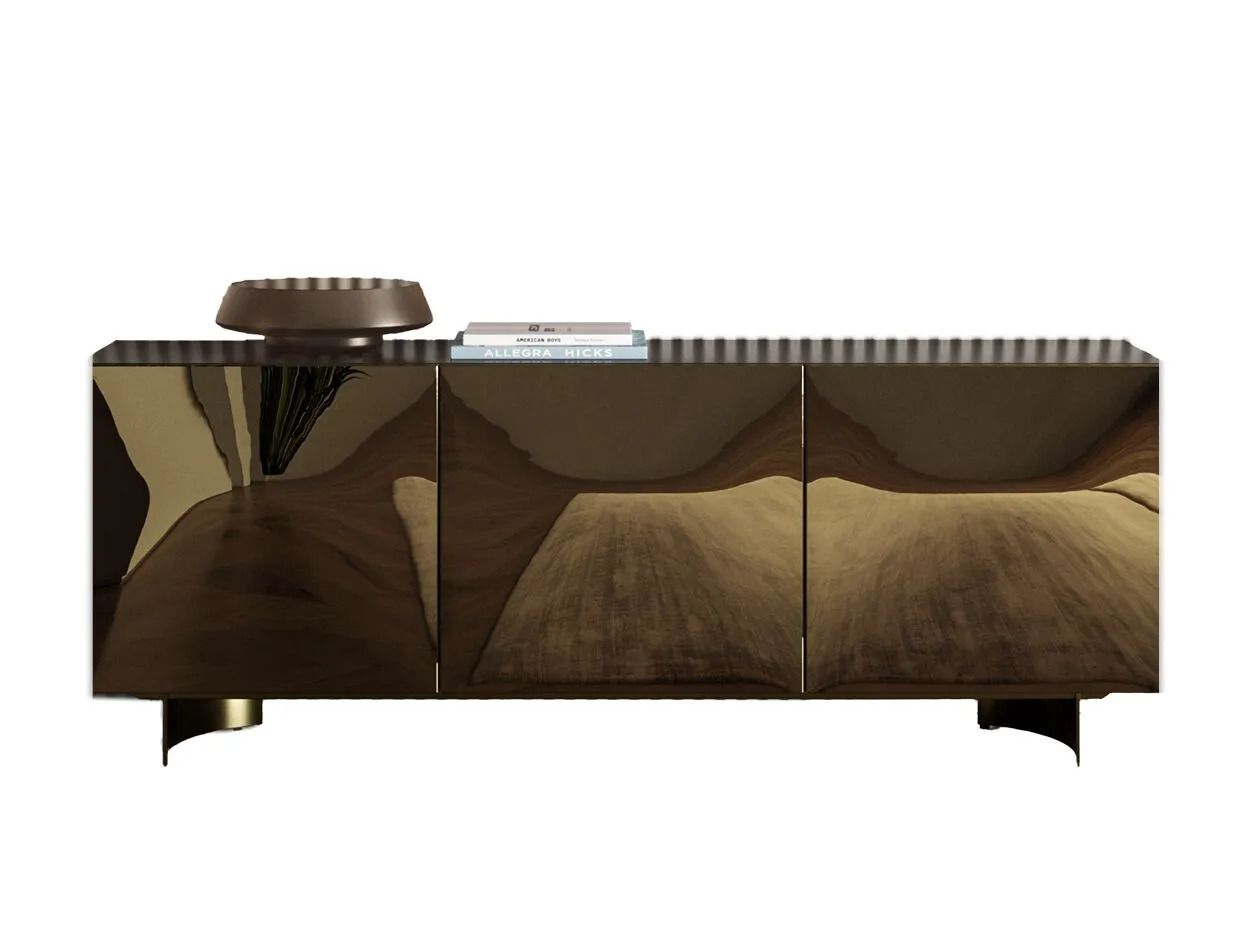 Шкаф из зеркального стекла с распашными дверями Bontempi Casa EDEN ARCH-00098578