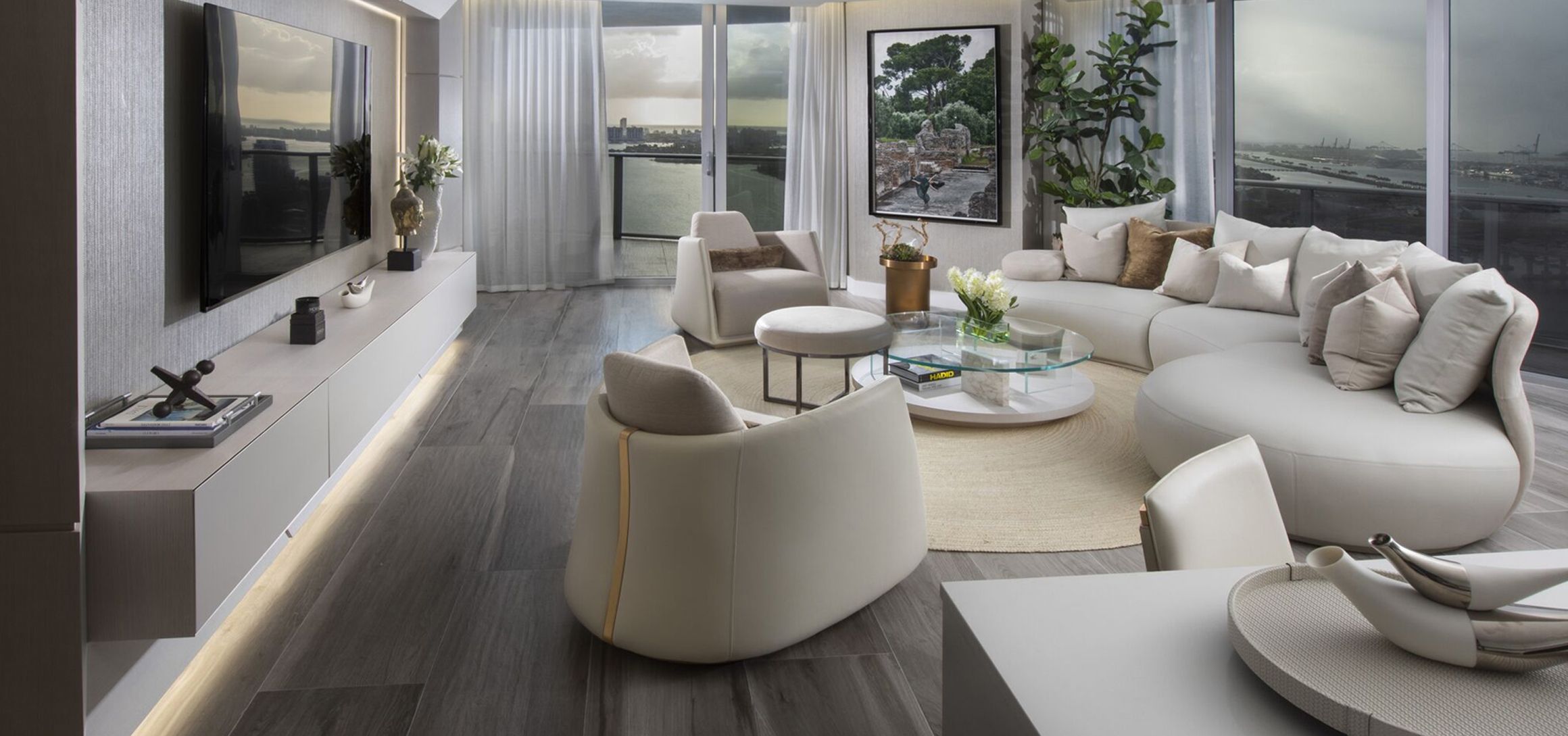 Тканевое кресло с подлокотниками MORADA PALM ROYAL ARCH-00104091 - Вид №3