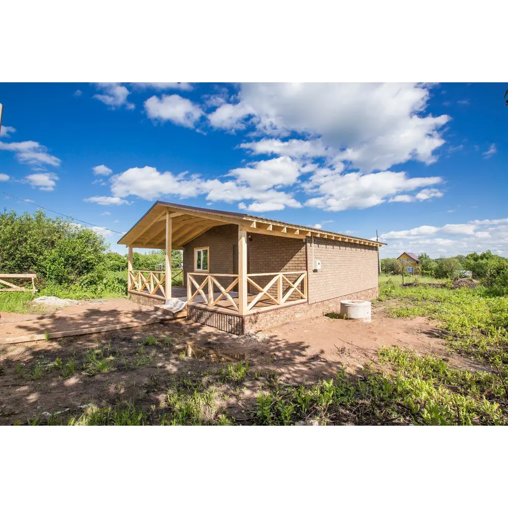 Фасадная плитка ТЕХНОНИКОЛЬ HAUBERK песчаный кирпич для облицовки 18734694 STLM-0012271 - Вид №5