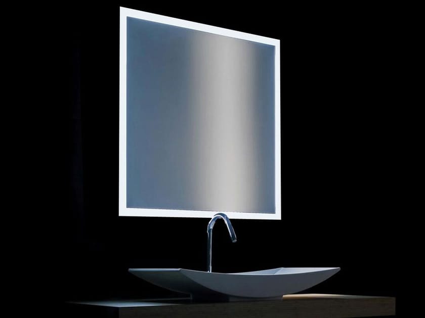 Квадратное зеркало со встроенным настенным освещением Spekkio Chic LED ARCH-00023868