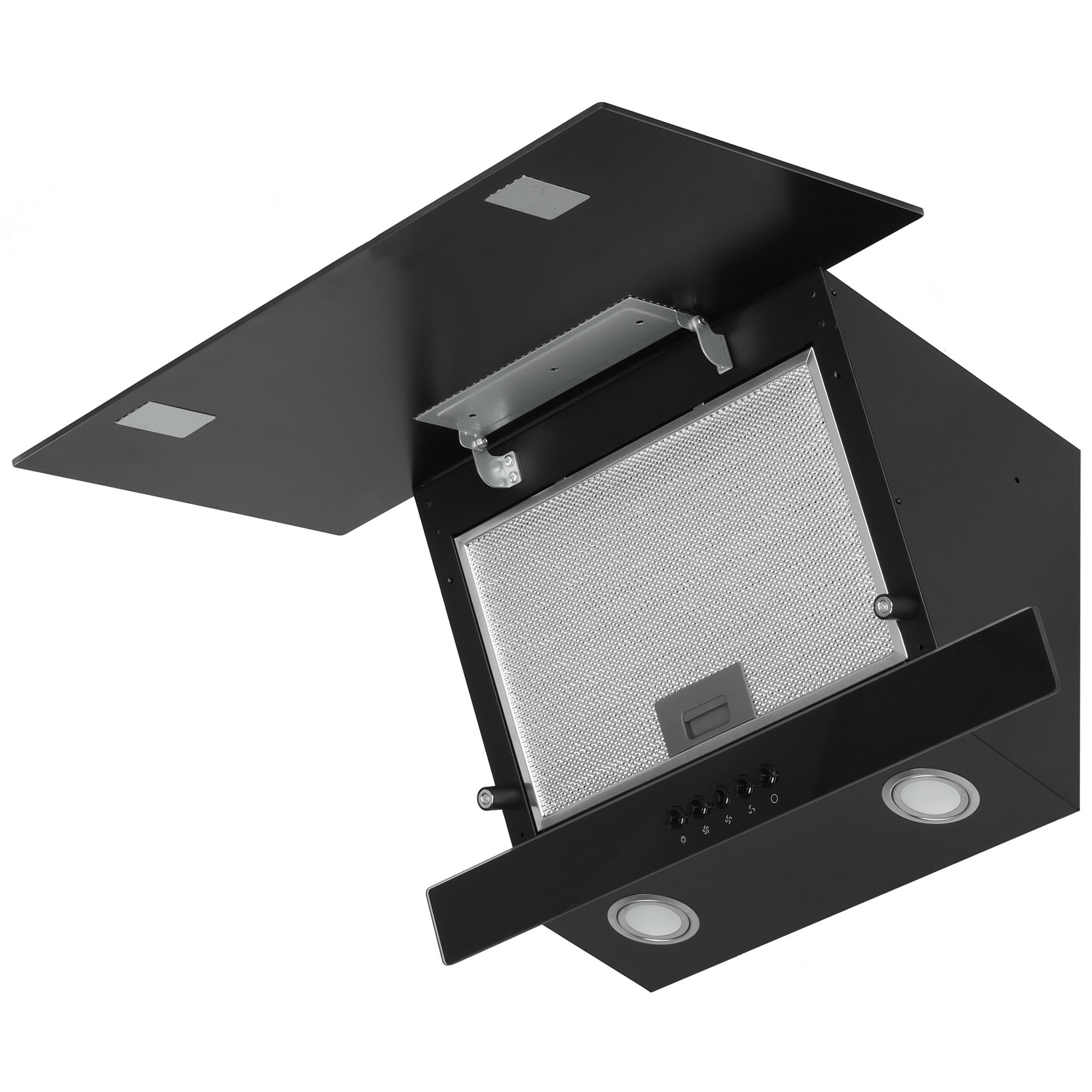 9089202 Вытяжка наклонная DEXP SC60B-700 черный/черный STDN-0045632 - Вид №2