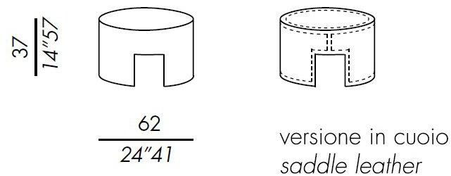 Meridiani Низкий круглый деревянный журнальный столик Gong sun-id-1429053 - Вид №9