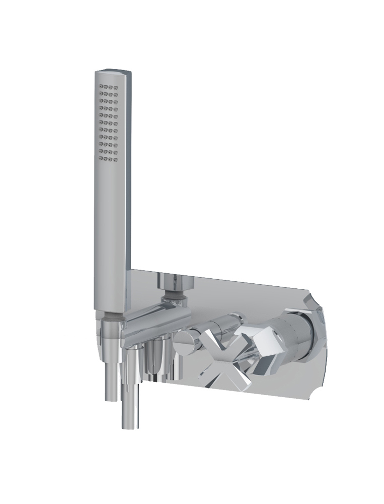 1700/1K/E
+ 724027 Bellosta Rubinetterie ВСТРОЕННЫЙ СМЕСИТЕЛЬ С ДИВЕРТЕРОМ И ДУШОМ Stresa