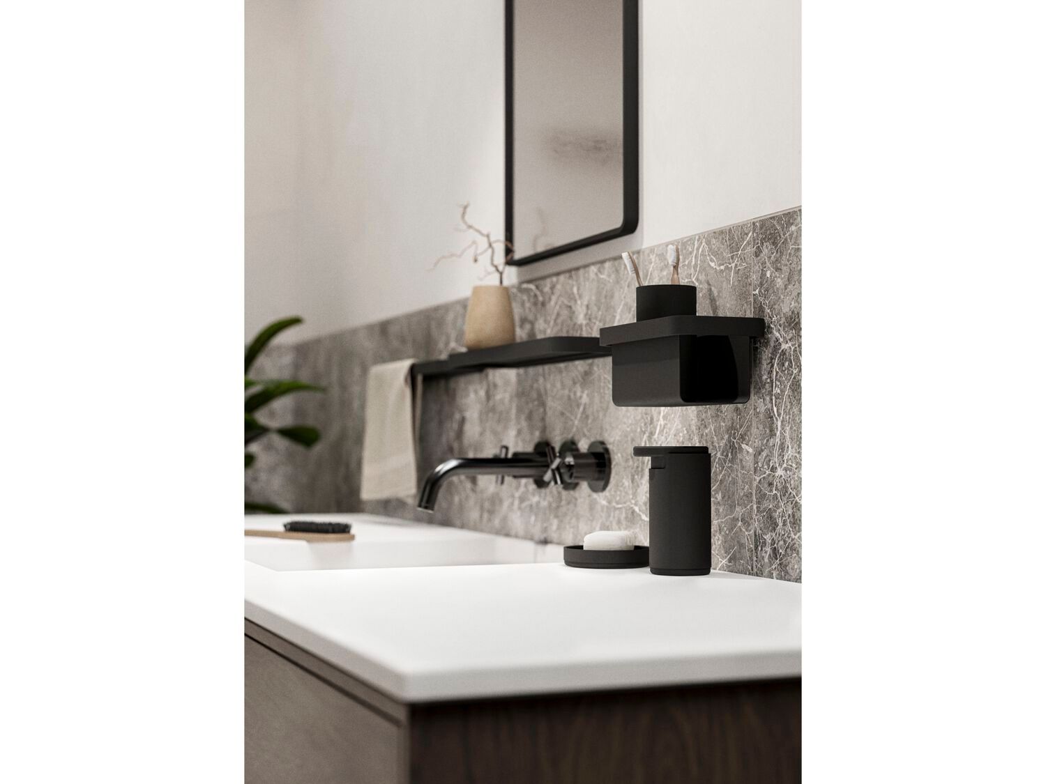 Алюминиевая настенная мыльница для душа ZONE DENMARK Rim ARCH-00086814 - Вид №3