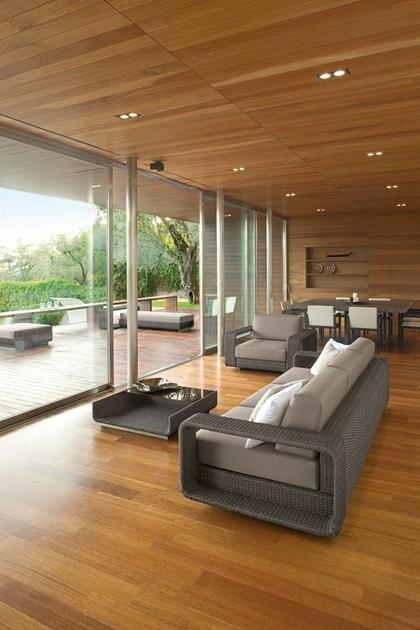 Roberti 3-местный модульный садовый диван из алюминия Hamptons sun-id-1401651 - Вид №1