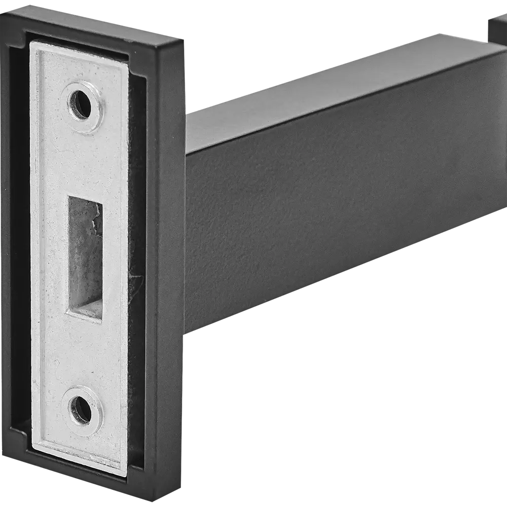 Держатель однорядный Хайтек алюминий цвет черный 14.65 см ARTTEX STLM-2021802 - Вид №1