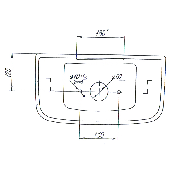 Бачок Комфорт боковая подводка Лобненский стройфарфор 101512 - Вид №1
