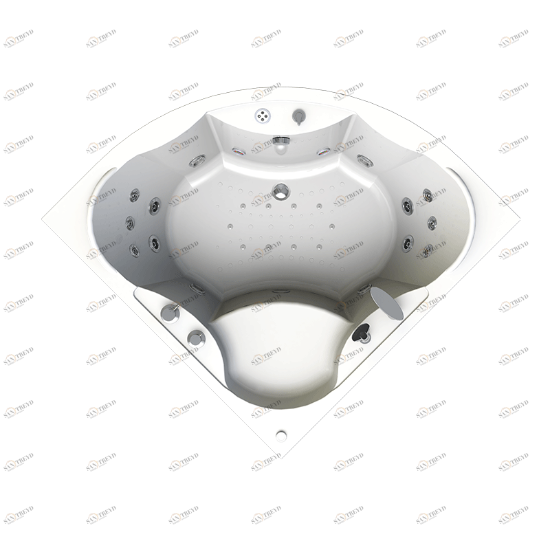 Гидромассаж "Спортивный Chrome" на ванну Верона (двигатель 1500 Вт, система "Turbo-pool", джет Магнус, Линц - 8 шт., джет Релакс - 6 шт.) Radomir 1-65-2-0-3-024