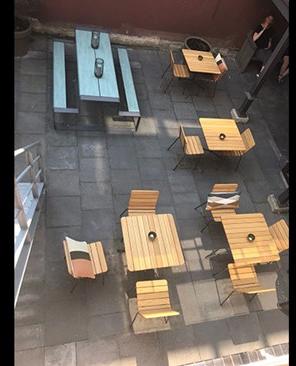 Nola Industrier Квадратный складной стол из дуба 11 U 80-28e  - Вид №5