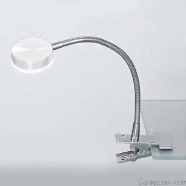 Orion LA 4-1134/1 chrom/weis лампа настольная на прищепке 102361