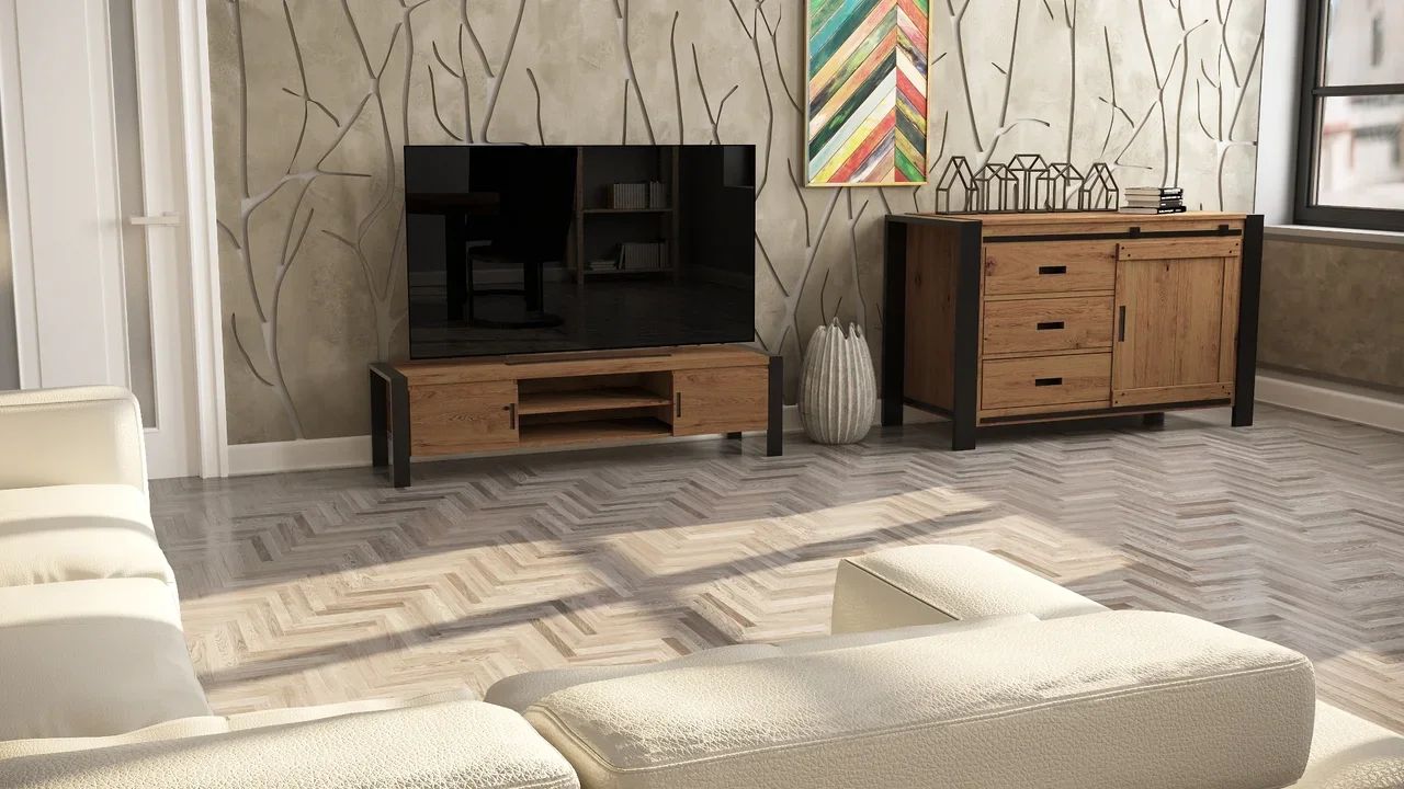 Тумба под телевизор светло-коричневая 150 Lugano VAVI LUGANO 132563 Коричневый - Вид №3