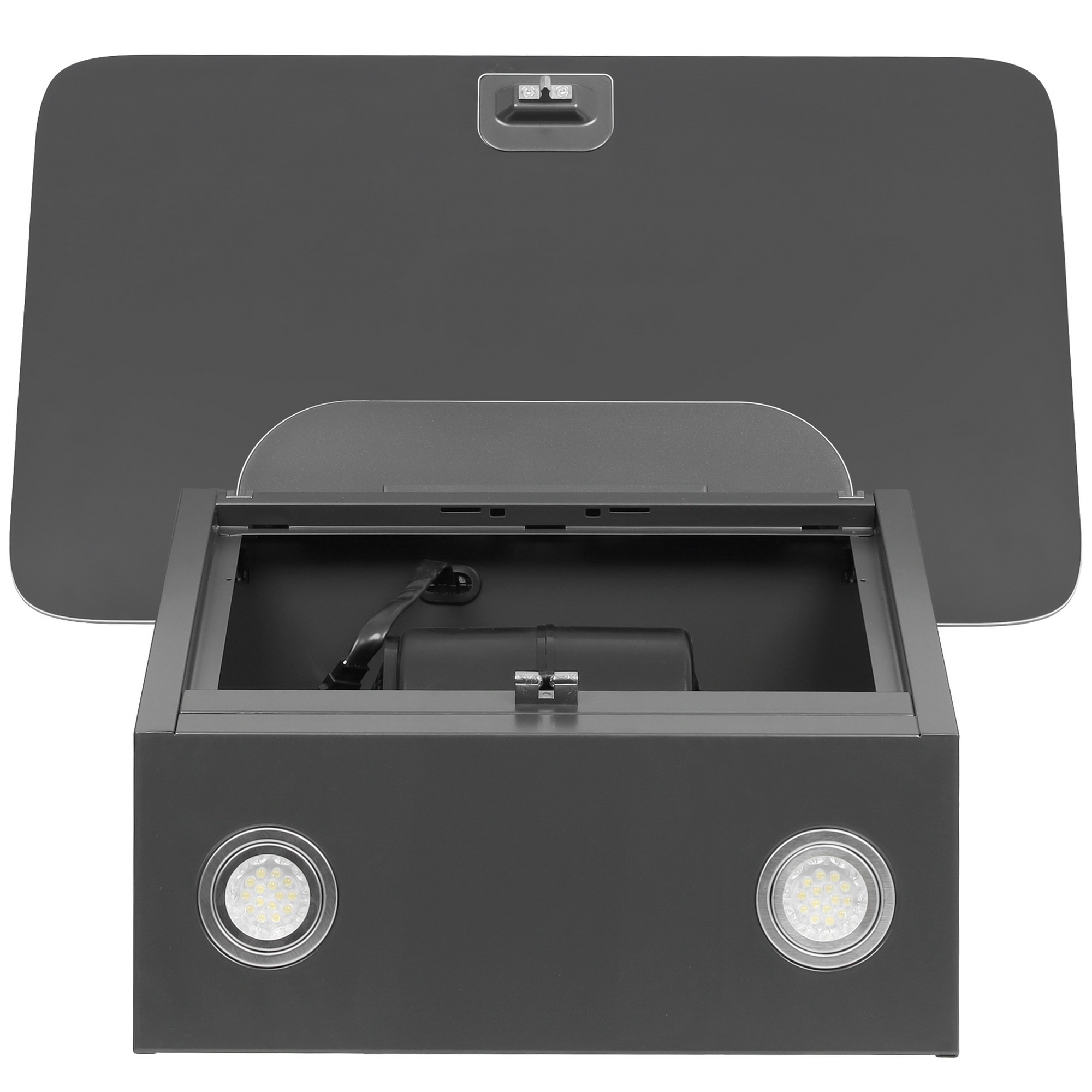 9014723 Вытяжка наклонная Jetair PENNY 60/A/BL черный STDN-0040389 - Вид №8