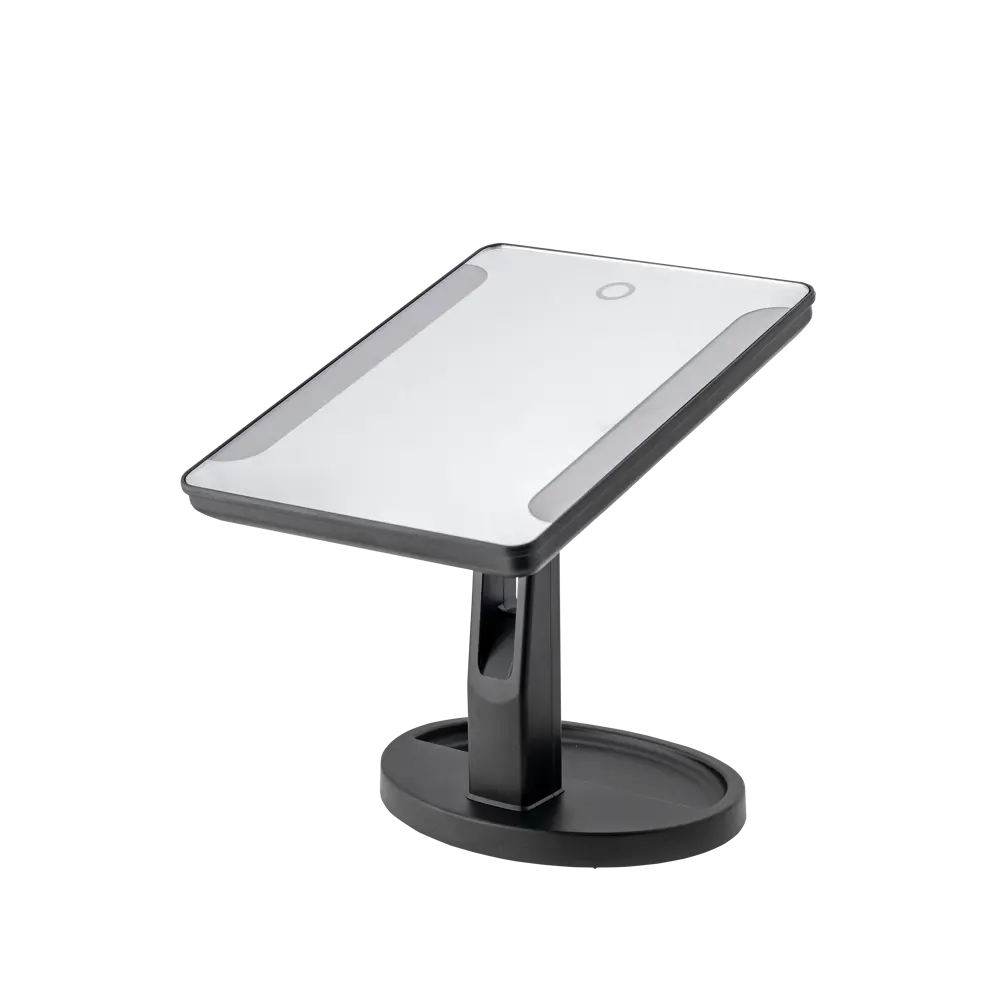 Зеркало настольное Swensa BSA-MR 22x16 см с подсветкой цвет чёрный STLM-2131508 - Вид №2