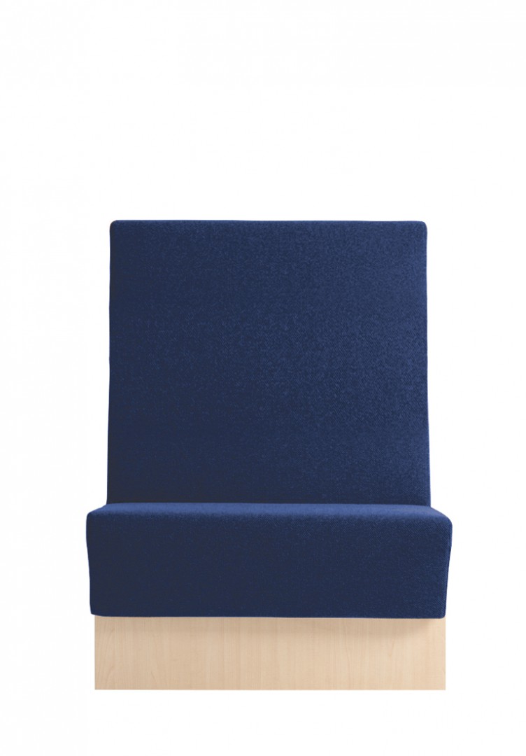 Space 249 h120 Модульная система сидений. Сиденье и спинка обитые. Ламинат спереди, по бокам и сзади (толщина борта 2 см). Линейный модуль 120 см. Спинка H 120 см. Et al. Space