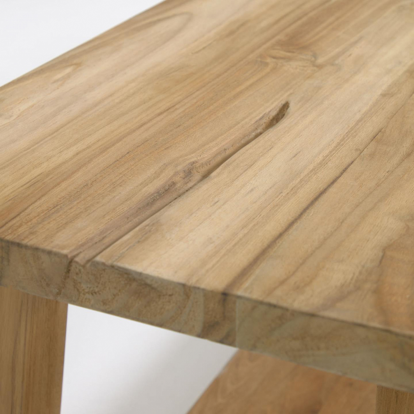 101084 Скамья из переработанного тика 150 см La Forma Safara  - Вид №1