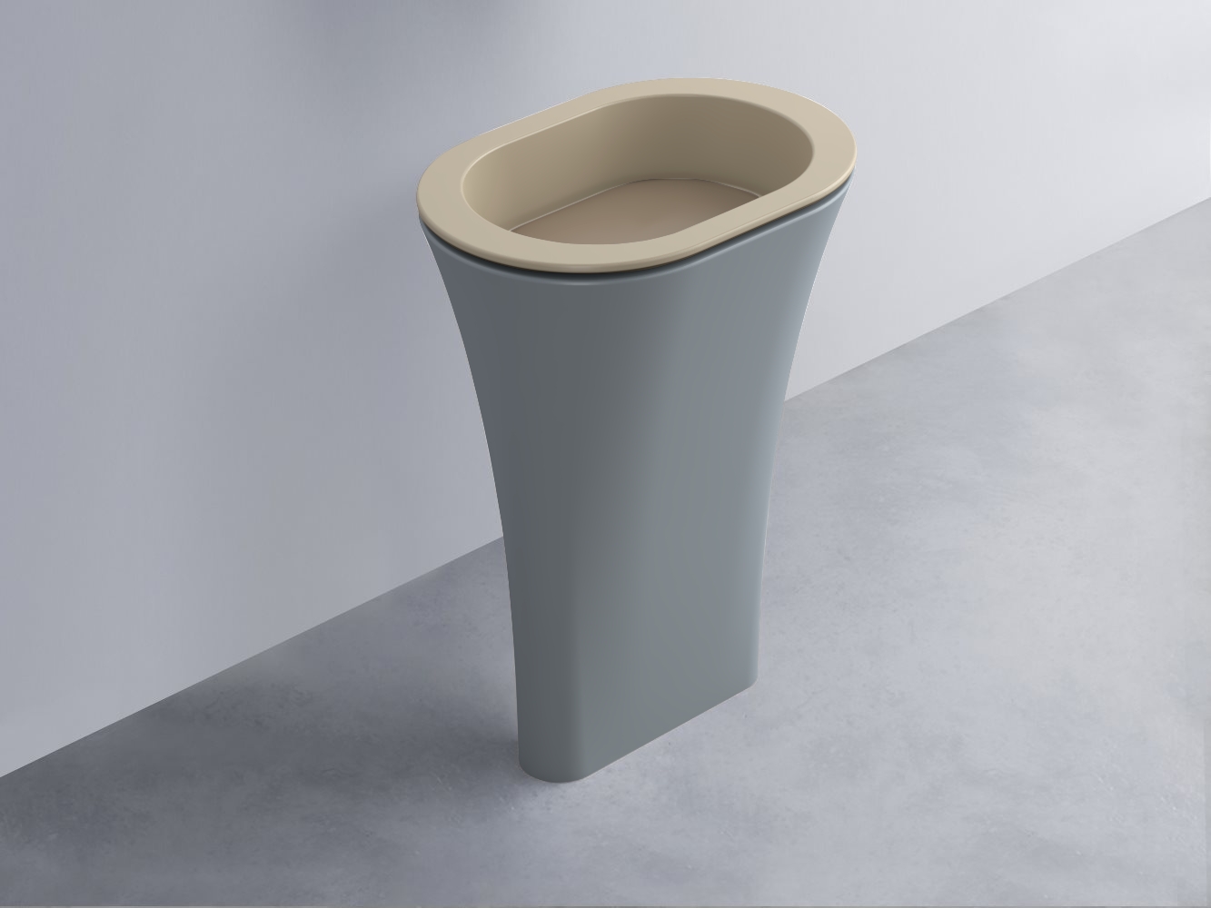 AMLA65-AV+AMPILO-AN+AMCOLO-BR Раковина Amedeo Ovale отдельностоящая cielo Enjoy + Amedeo Ceramica Cielo