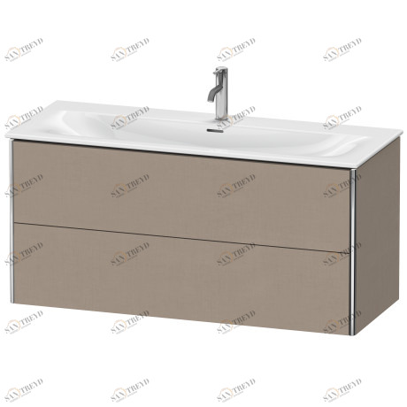 XS432607575 Тумбочка подвесная XSquare #XS4326 1210 x 478 мм Лен, декор Duravit