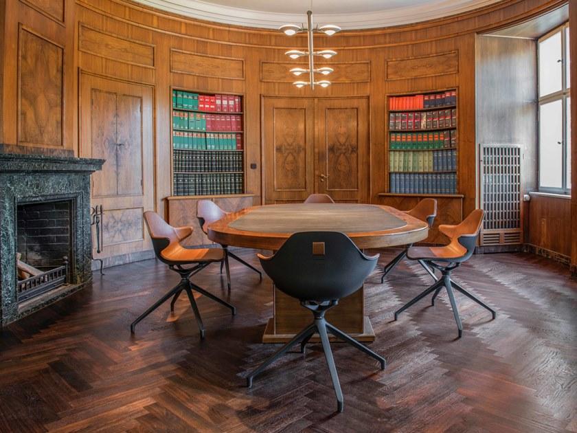 KFF Кресло вращающееся на козелке с подлокотниками sun-id-1500053 - Вид №5