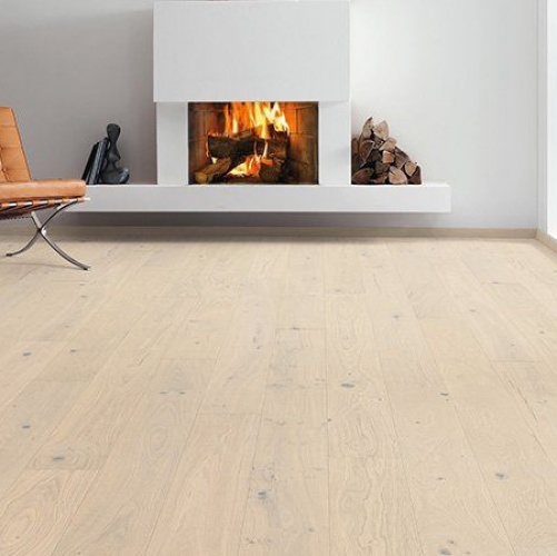 Паркетная доска Haro 4000 Series Top connect Пуро снежный, Саваж Дуб Кантри с брашью (Текстурированная) 2200х180 мм 533029 - Вид №1