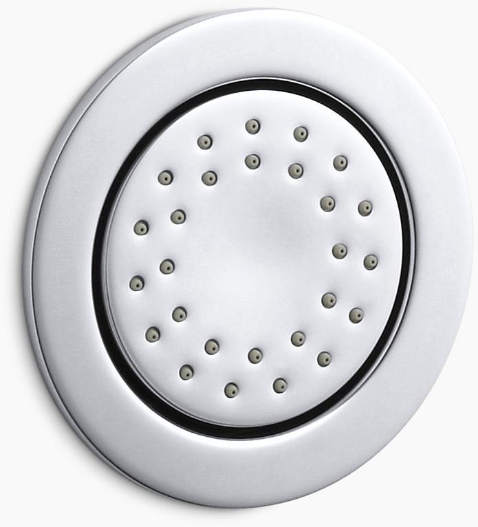 KOHLER WaterTile Round Round 27-Nozzle спрей для тела 1,0 галл / мин с технологией всасывания воздуха Katalyst K-77119-TT  - Вид №1