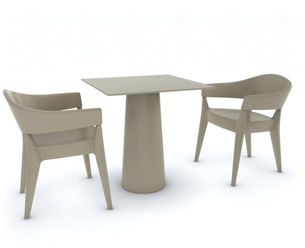 ALMA DESIGN Квадратный садовый стол из полиэтилена sun-id-1484792 - Вид №5