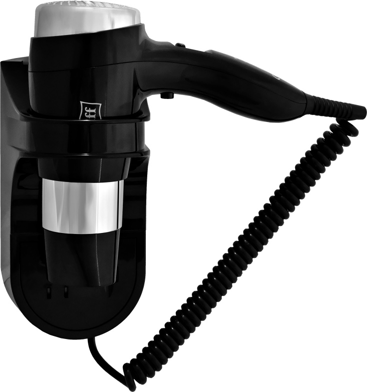 0405.013 Фен для волос с доп розеткой 1600ВlB PUFF  - Вид №1