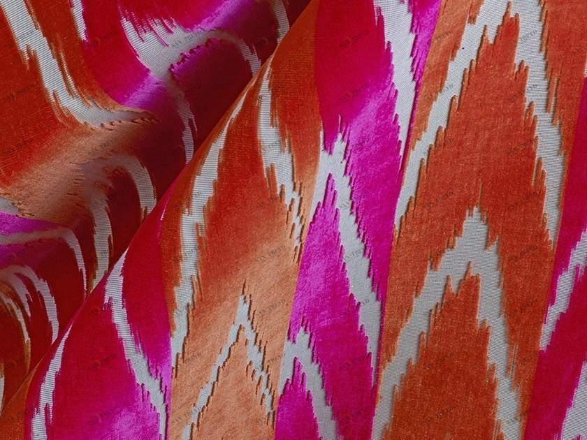 Dedar Жаккардовая бархатная ткань с графическими мотивами sun-id-1515864